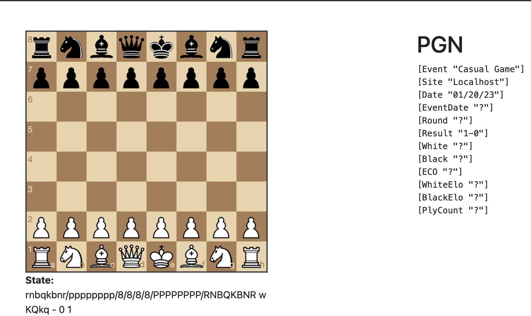 Chess Rails
